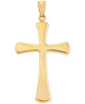 Macy's - Polished Cross Pendant in 14k Gold
