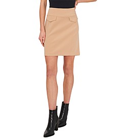 Women's Flap-Pocket Mini Skirt