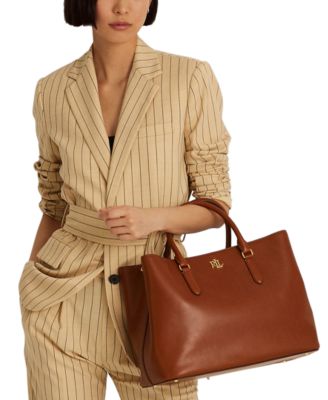 Lauren Ralph Lauren Women's Full-Grain Smooth Leather Large