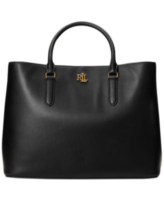 Full-Grain Leather Large Marcy Satchel Bag