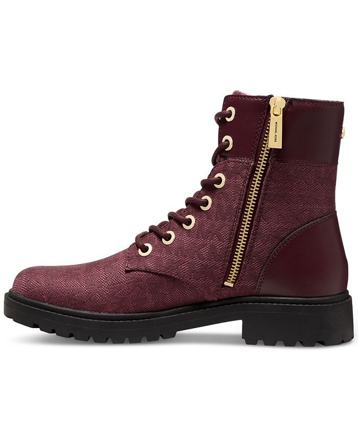 michael michael kors haskell combat lug sole boots