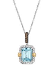 Aquamarine Necklace Shop Aquamarine Necklace Macy s