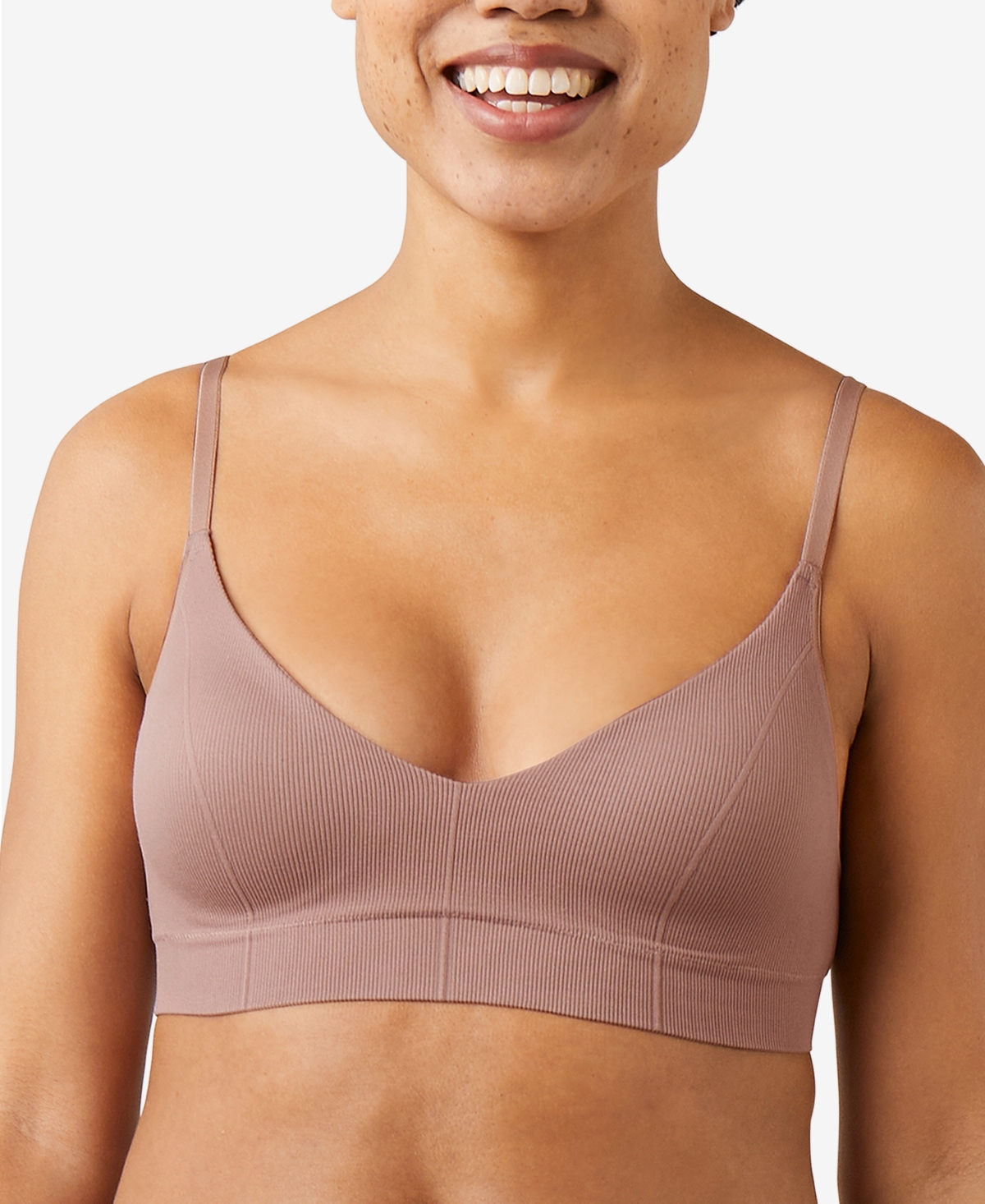 M Rib Seamless Bralette DM2303 - Iced Mocha