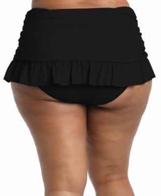 Plus Size Island Goddess Skirted Swim Bottoms