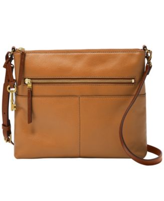 Fossil Women's Fiona Small Leather Crossbody - Macy's