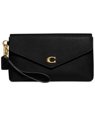 COACH - Crossgrain Leather Wyn Wristlet