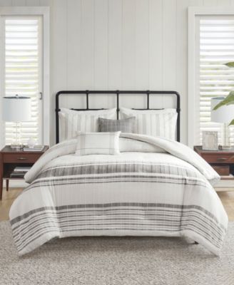 Harbor House Morgan Jacquard Cotton 5-Pc. Duvet Cover Set, King
