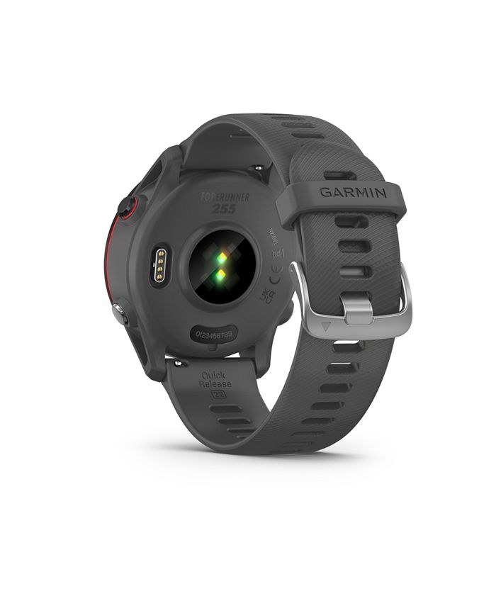Garmin Unisex Forerunner 255 Slate Gray Fiber Reinforced Polymer Band