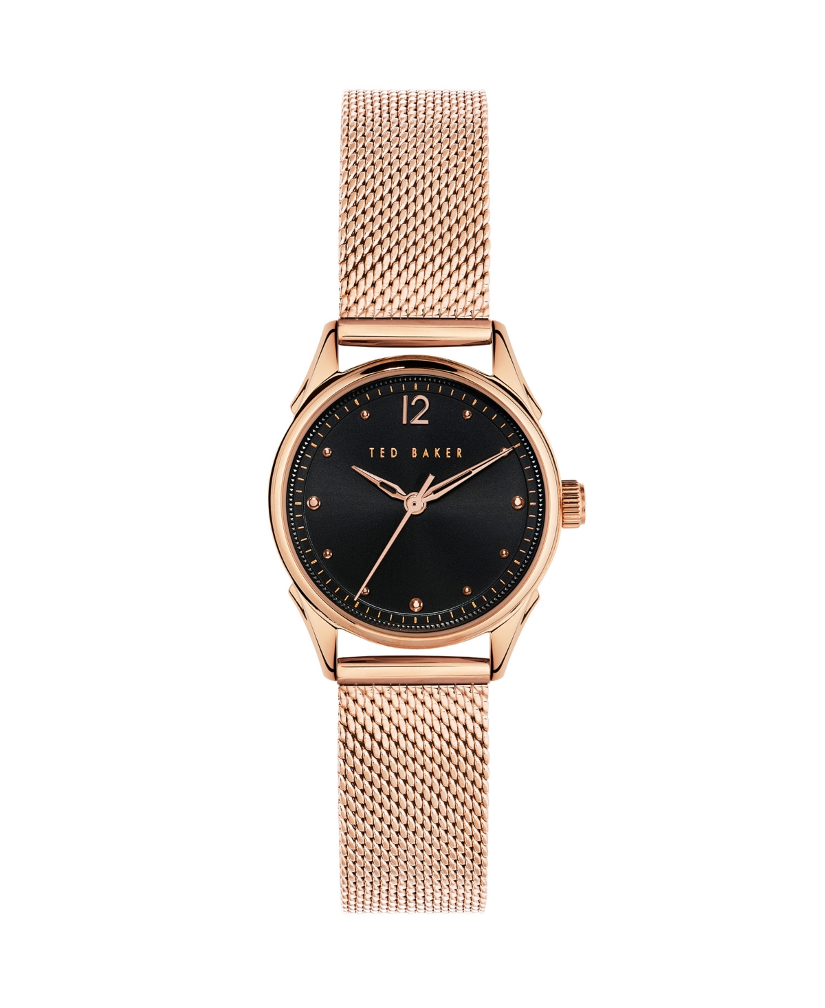 Women's Luchiaa Rose Gold-Tone Stainless Steel Mesh Watch 27mm - Rose Gold-Tone