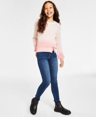 Epic Threads Girls Ombre Sweater Denim Jeans Created For Macys In Madison Wash