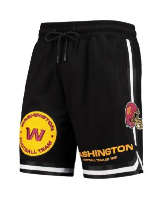 Men's Black Washington Football Team Core Logo Shorts