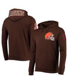 Men's Pro Standard Heather Gray Cleveland Browns Crest Emblem Pullover Sweatshirt Size: Medium