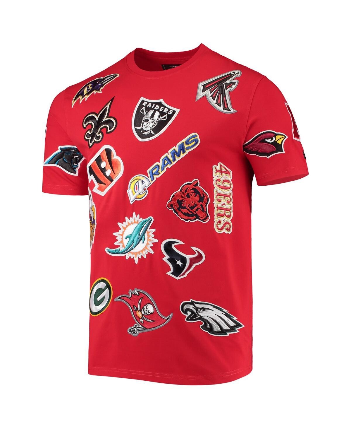 Shop Pro Standard Men's  Red Nfl League Wordmark T-shirt