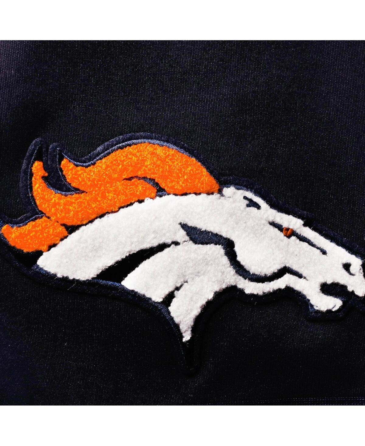 PRO STANDARD MEN'S PRO STANDARD NAVY DENVER BRONCOS CORE SHORTS 