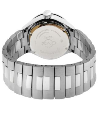 Men's Giromondo Swiss Quartz Silver-Tone Stainless Steel Bracelet Watch 42mm