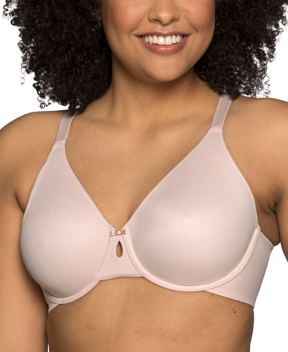Vanity Fair Women's Beauty Back Wirefree Extended Side and Back