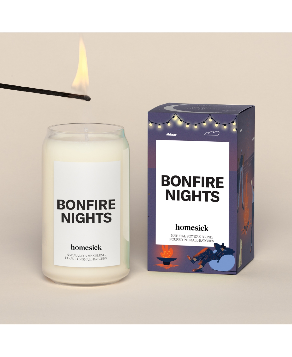 Homesick Candles Bonfire Nights Candle, 13.75-oz