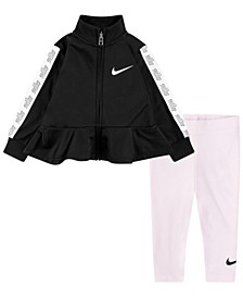 Baby Girls Tricot Jacket and Leggings, 2 Piece Set