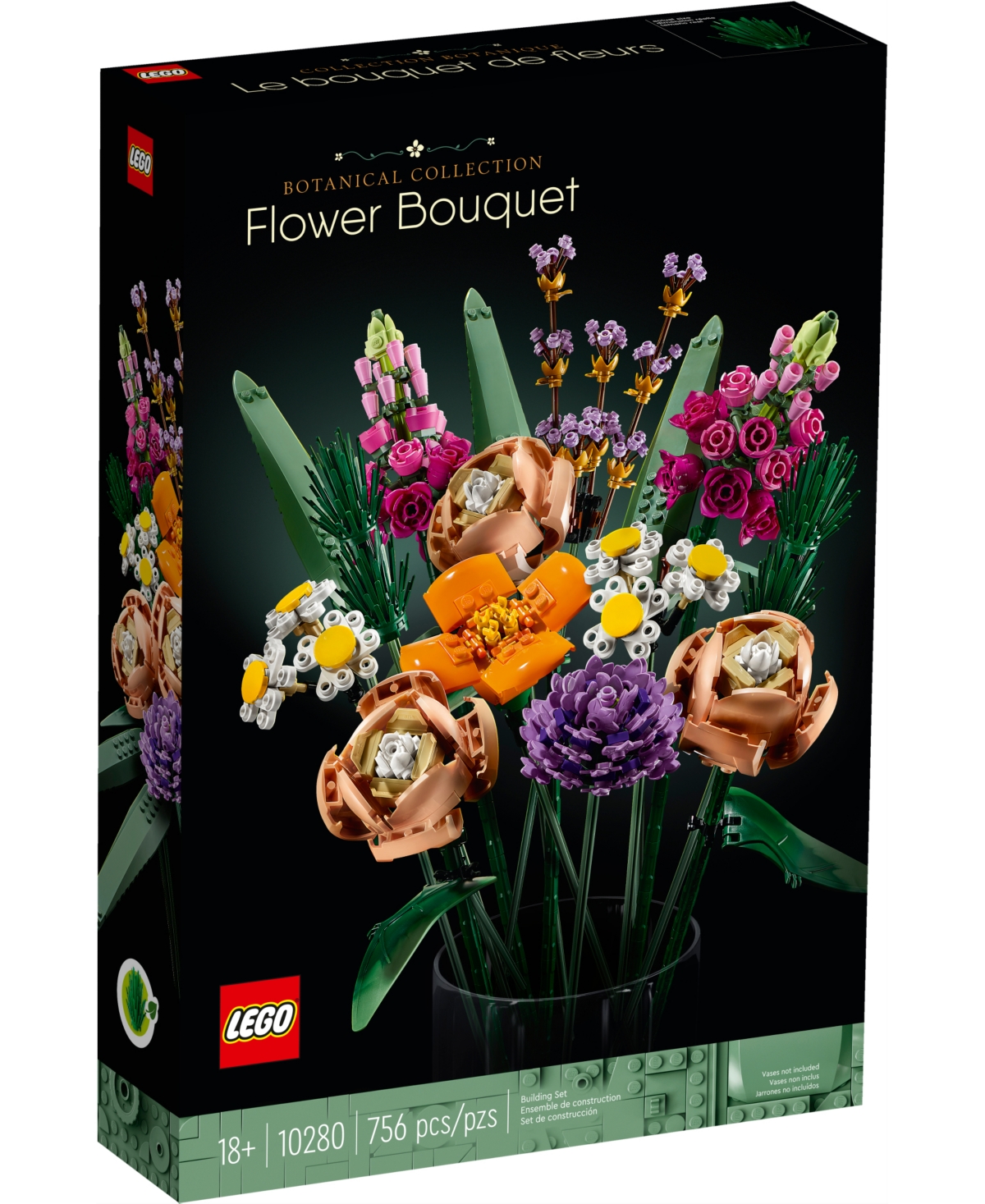 Lego Icons 10280 Flower Bouquet Adult Toy Building Set In No Color