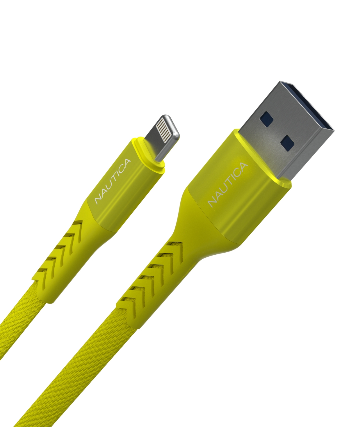 Nautica Usb A To Lighting Cable, Lighting To Usb A, 4' In Yellow