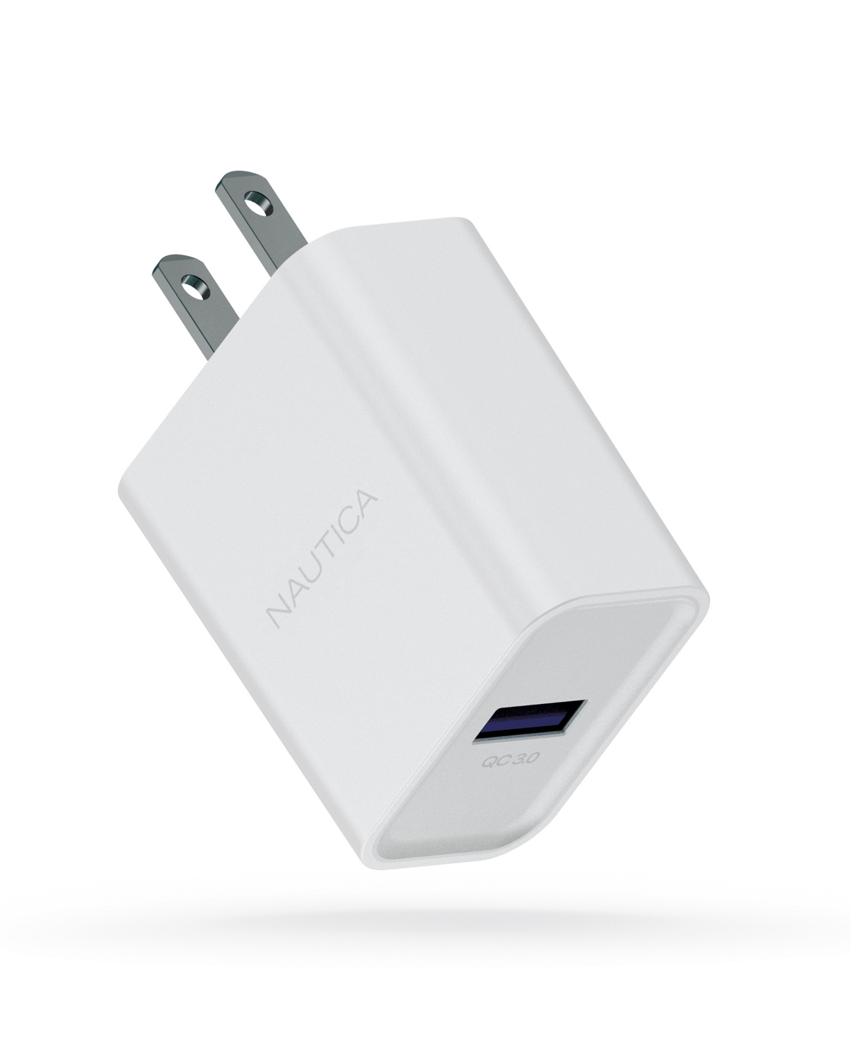 Nautica Qc 3.0 18w Usb-a Wall Charger In White