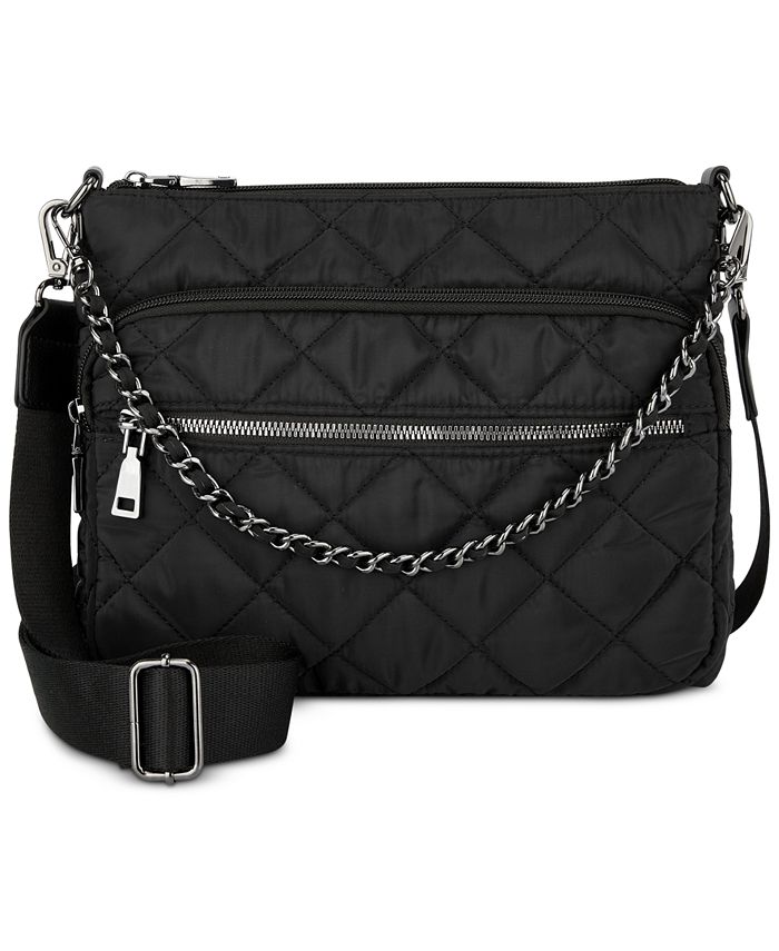 Madden NYC Women's Quilted Crossbody Bag with Pouch 