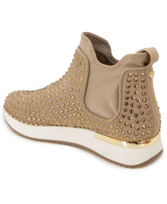 Kenneth Cole REACTION Women's Cameron Jewel Jogger Sneaker - Sparkly Mesh Slip-On With Rhinestones - View #3