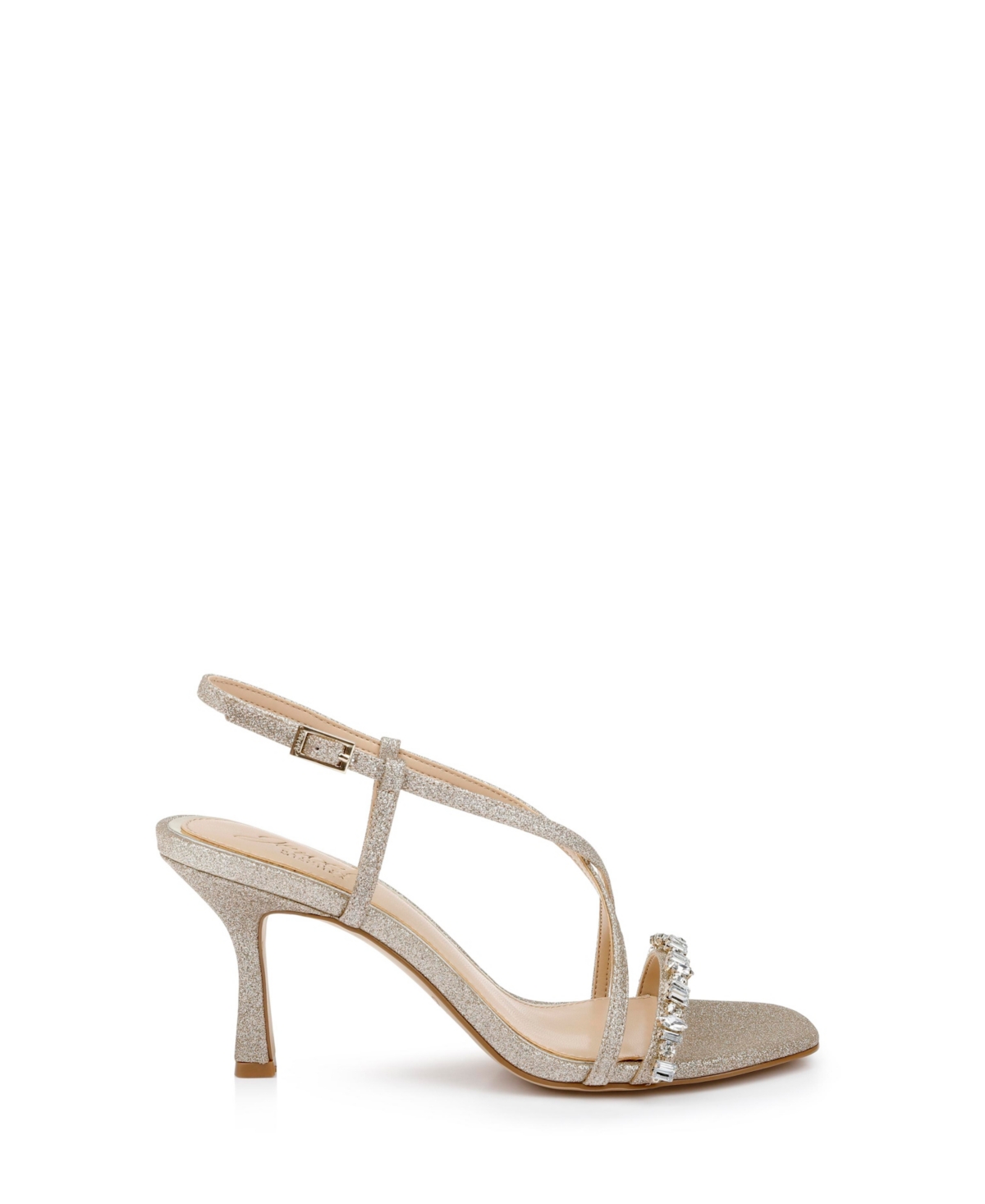 Jewel Badgley Mischka Women's Alexis Crisscross Strap Evening Sandals