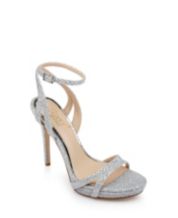 Macy's silver sale wedding shoes