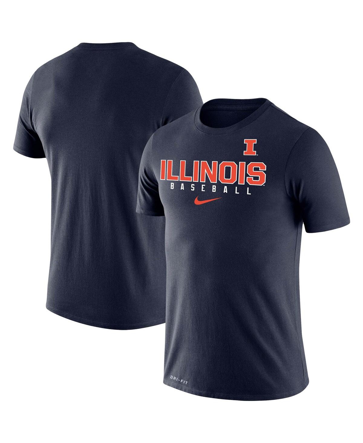 Men's Nike Navy Illinois Fighting Illini Baseball Legend Performance T-shirt