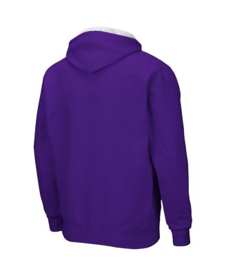 Men's Purple TCU Horned Frogs Arch and Logo 3.0 Full-Zip Hoodie