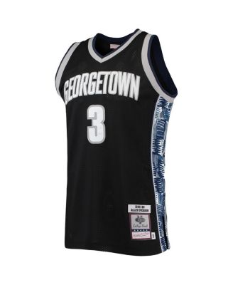 Men's Allen Iverson Black Georgetown Hoyas 1995-96 Authentic Throwback Jersey