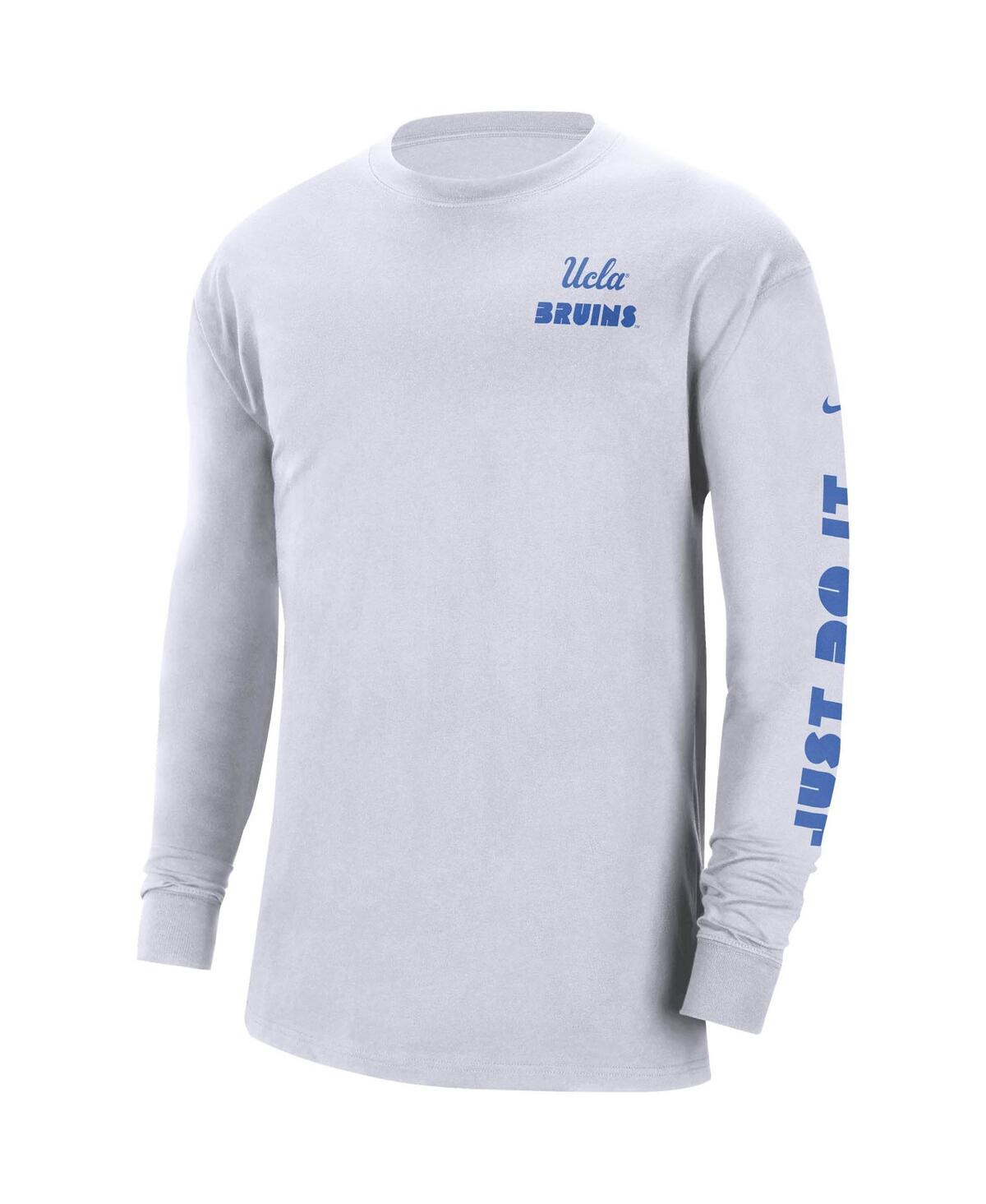 Nike White Ucla Bruins Heritage Max 90 Long Sleeve T-shirt In White