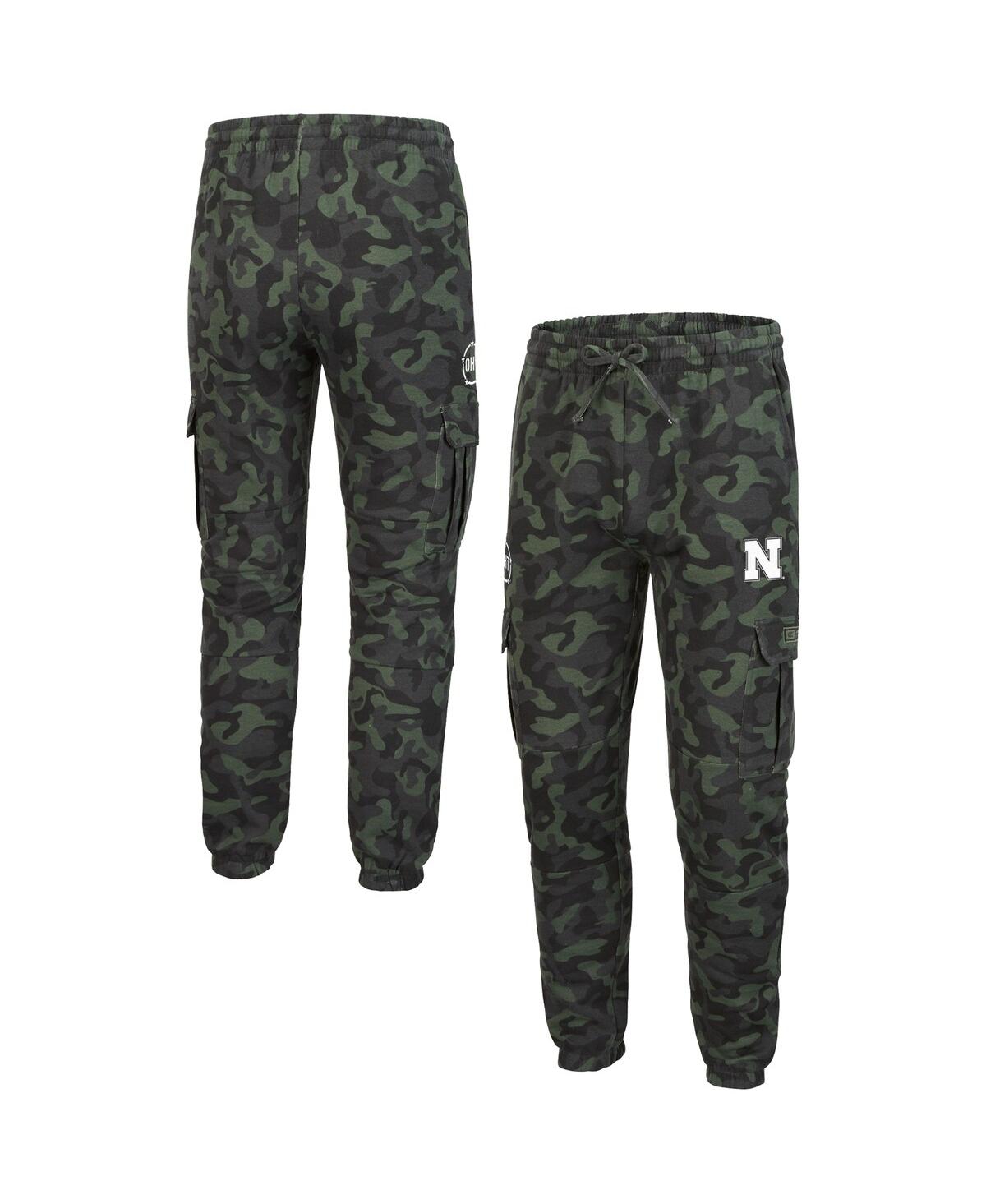 Shop Colosseum Men's  Camo Nebraska Huskers Logo Oht Military-inspired Appreciation Code Fleece Pants