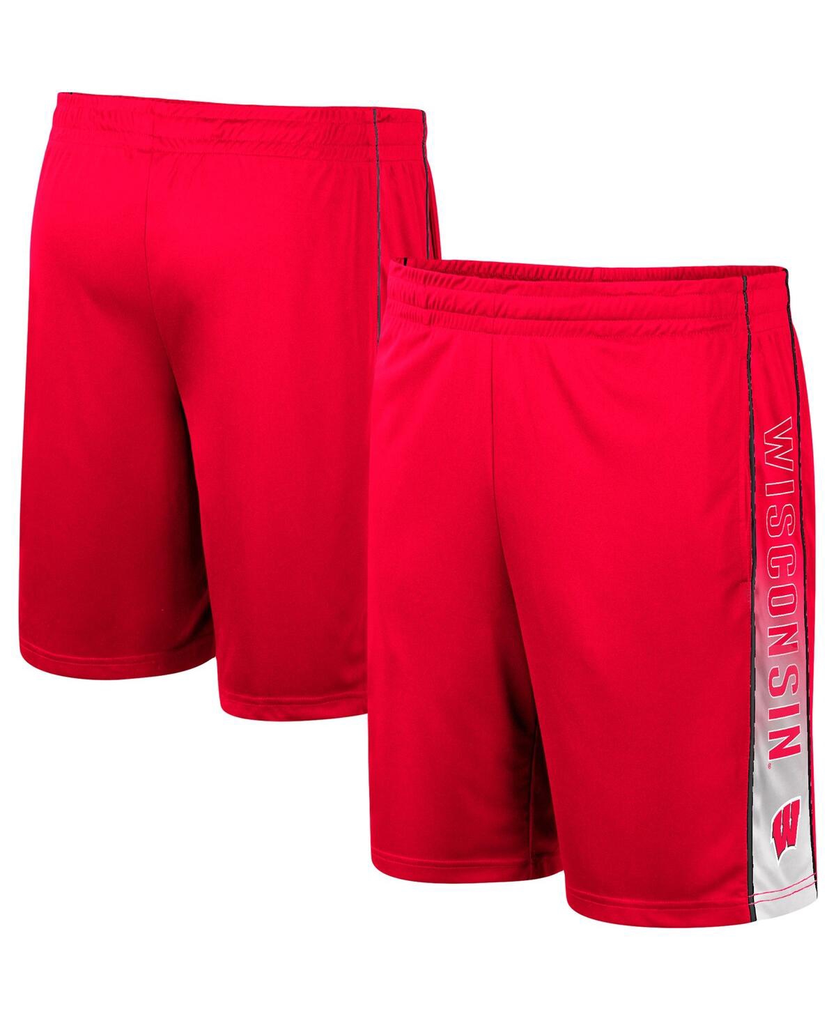 Colosseum Men's  Red Wisconsin Badgers Lazarus Shorts