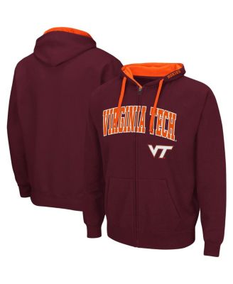 Men's Maroon Virginia Tech Hokies Big and Tall Full-Zip Hoodie