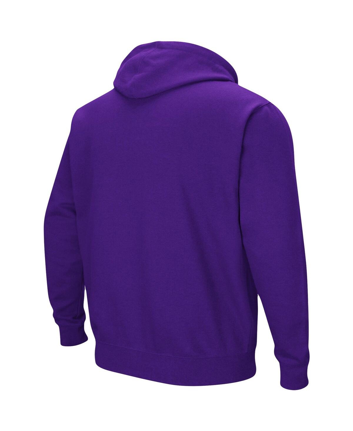 Colosseum Men's  Purple Washington Huskies Big And Tall Arch And Logo 2.0 Pullover Hoodie In Purple