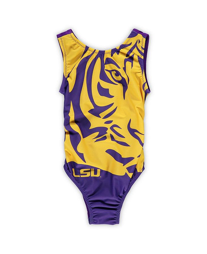 Foxy's Leotards Big Girls Purple LSU Tigers Leotard - Macy's