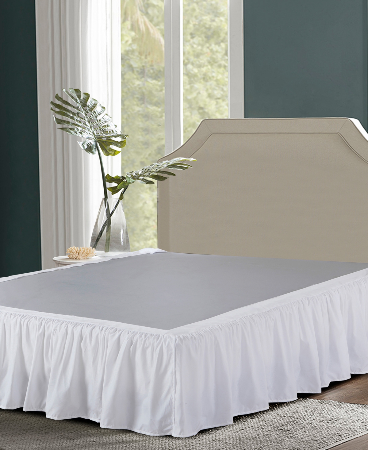 Bed Maker's Magic Skirt Ruffled Bedskirt