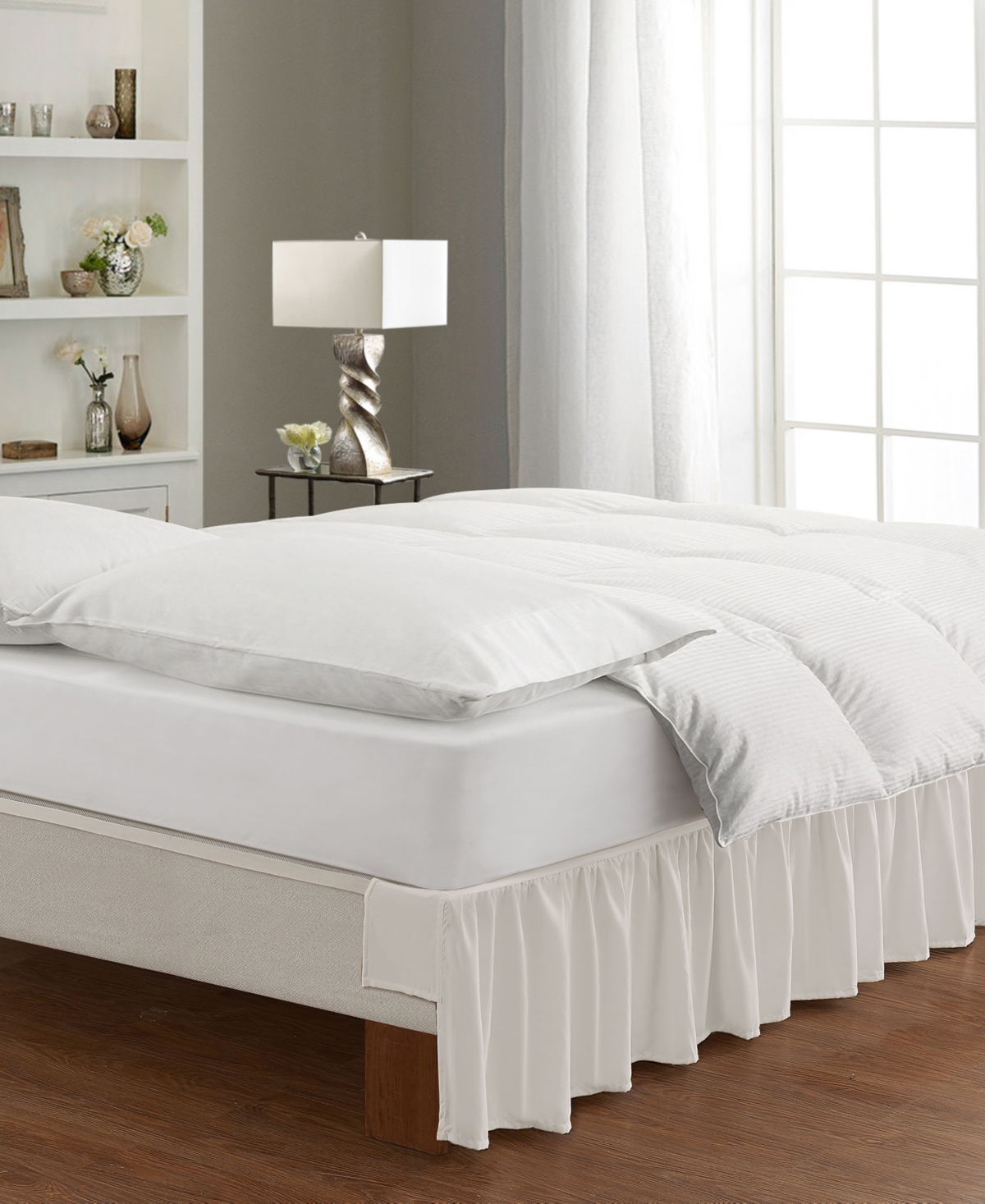 Bed Maker's Magic Skirt Ruffled Skirt, California King