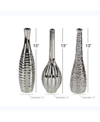 Ceramic Glam 2 Piece Vase Set