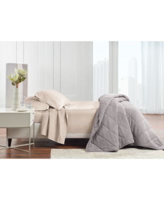 LAST ACT! 525 Thread Count Egyptian Cotton 3-Pc. Sheet Set, Twin XL, Exclusively at Macy’s