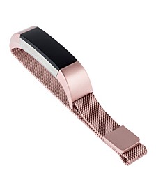  Rose Gold-Tone Stainless Steel Mesh Band Compatible with the Fitbit Alta and Fitbit Alta Hr