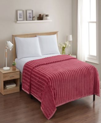 Ultra Plush Raschel Mink Blanket, Queen/King