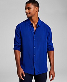 Men&apos;s Solid Long-Sleeve Resort Shirt