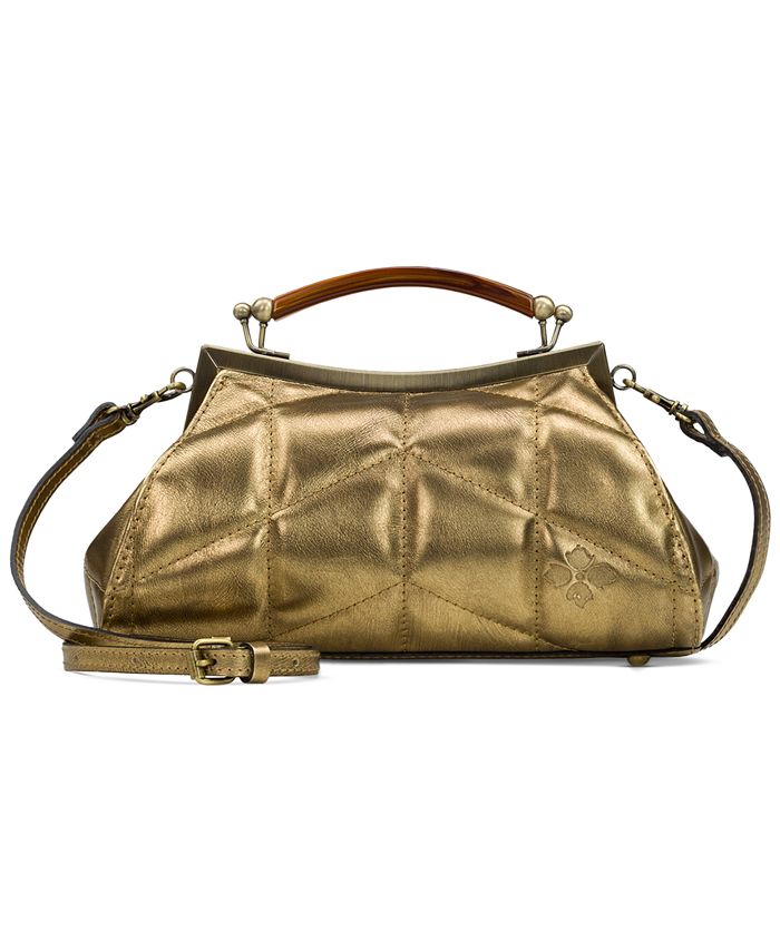 Patricia Nash Leather Kelmscott Frame Satchel Macy s