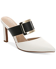 Women's Sima Two-Piece Buckle Mules, Created for Macy's