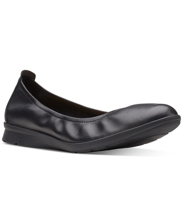 Clarks Women's Jenette Ease Slip-On Flats - Macy's