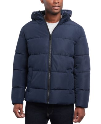 Macy's mk puffer coat best sale