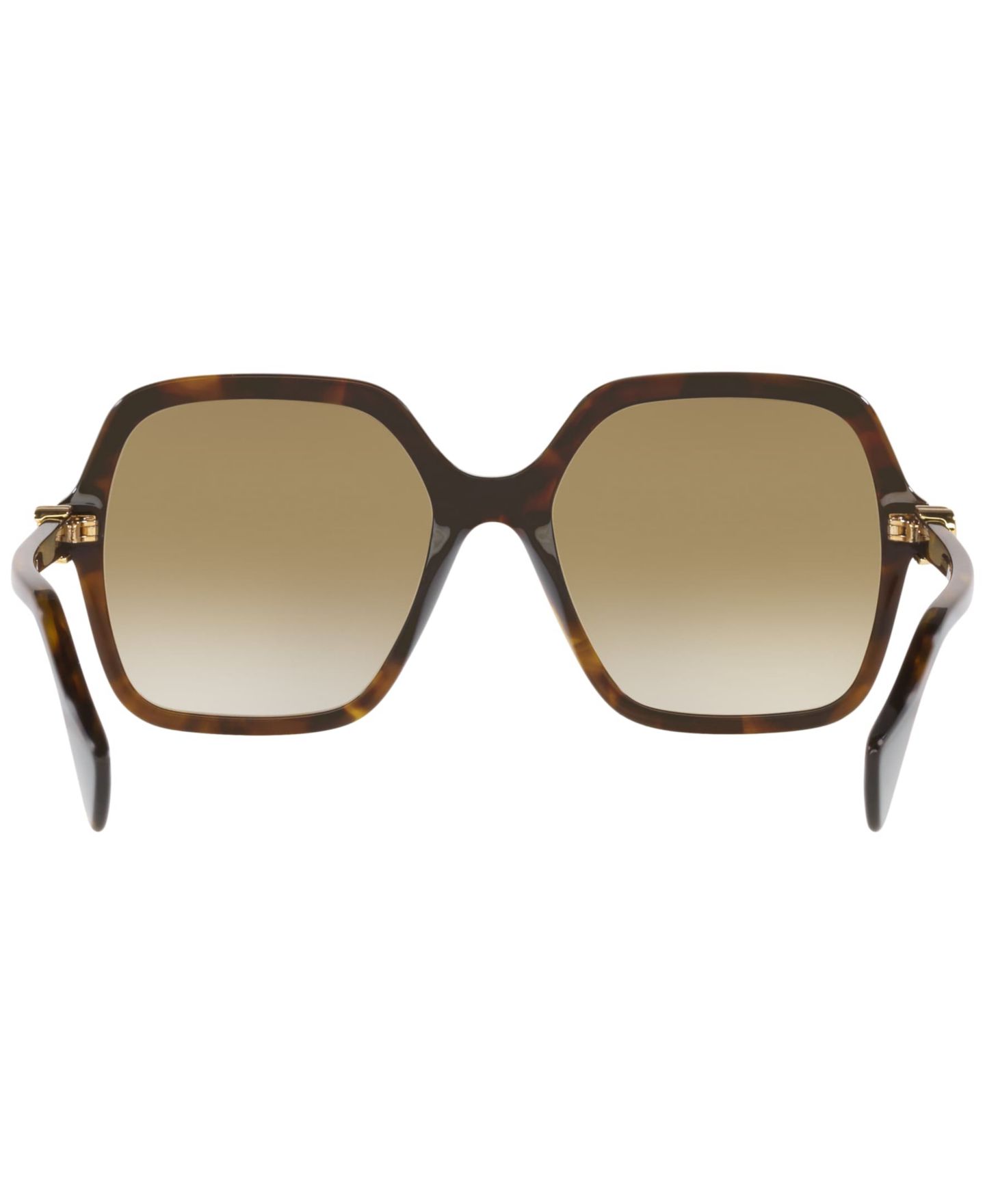 Женские солнцезащитные очки Gucci GG1072S, цвет: Коричневый — фото 9